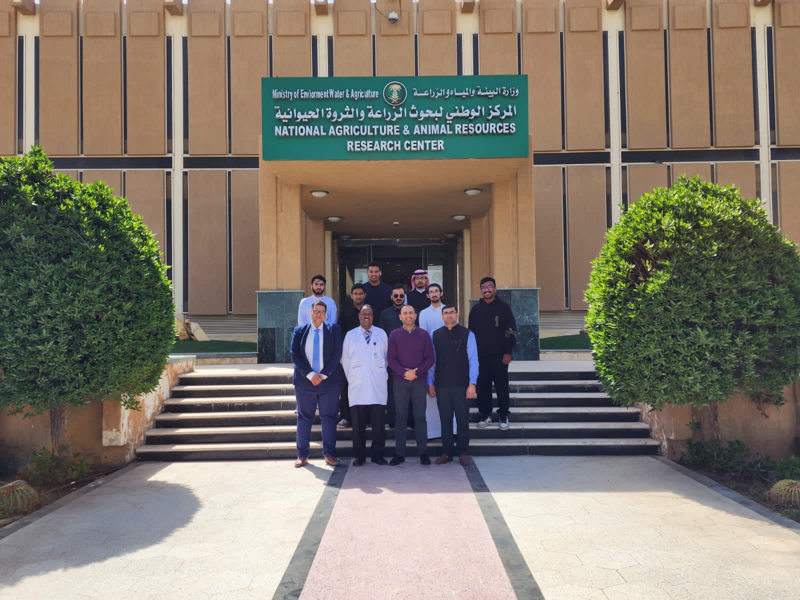 Students of the Department of Chemistry at the College of Sciences and Human Studies in Al-Kharj Visit the National Center for Agriculture and Livestock Research