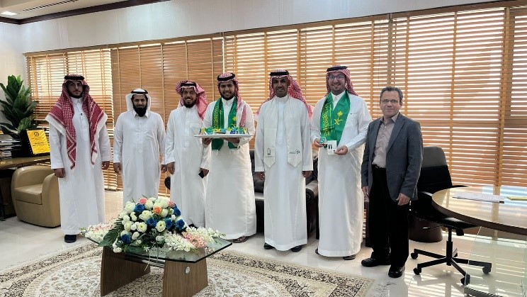 احتفاءً باليوم الوطني السعودي الرابع والتسعين