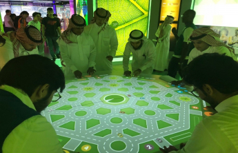 كلية العلوم والدراسات الإنسانية تزور مركز مشكاة التابع لمدينة الملك عبد الله للطاقة الذرية والمتجددة