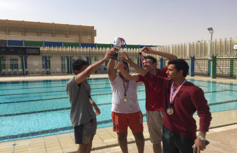 حصول فريق الكلية للسباحة على المركز الثانية ضمن فعاليات بطولة الجامعة للسباحة